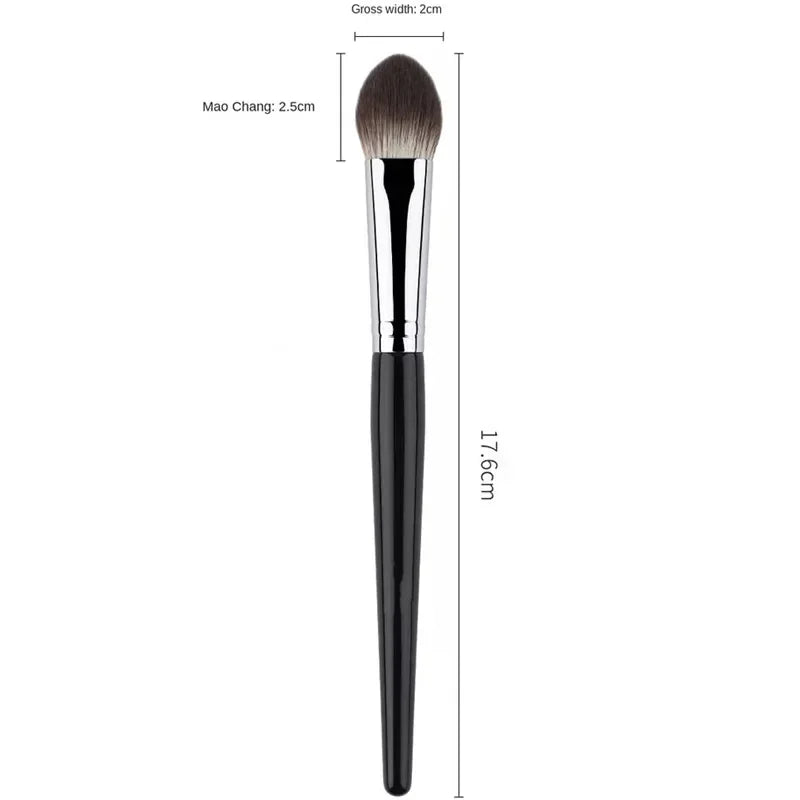1/2PCS Peach Heart Blusher Brush – kleine flache präzise Bürste für Pulver, Creme & Liquid Blush