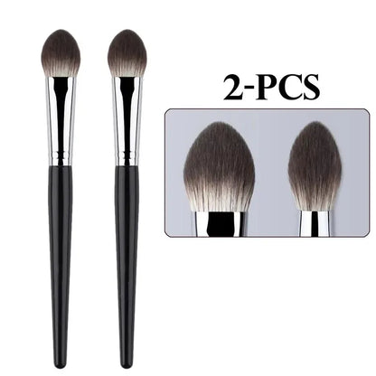 1/2PCS Peach Heart Blusher Brush – kleine flache präzise Bürste für Pulver, Creme & Liquid Blush