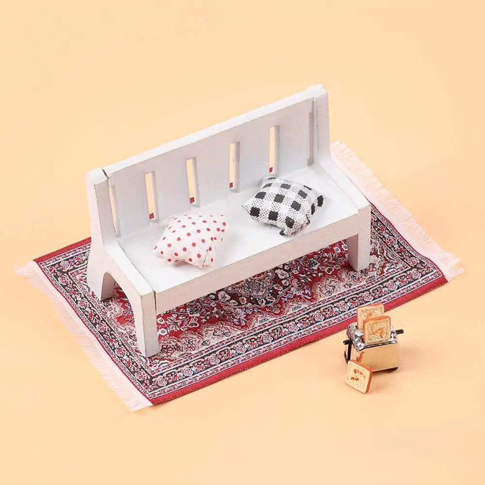 1:12 Maßstab türkischen Stil Miniatur Puppenhaus Teppich – Bodenbedeckung für Spielhaus & Puppen Zubehör