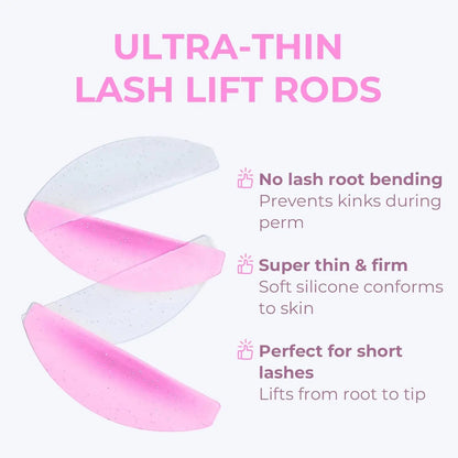 Lomansa 1 Paar Silikon Lash Softening Pads – Wimper Perm Rods & Shields für Lash Lifting, professionelle Wimpern Zubehör