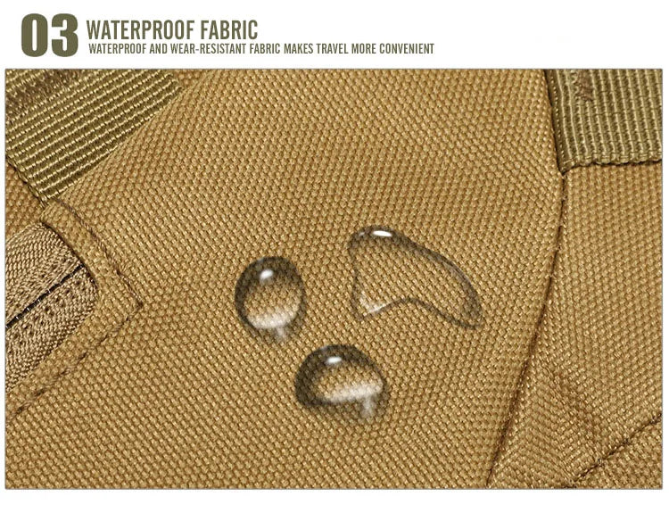 40L Taktischer Reflektiver Rucksack – Militärischer Molle Outdoor Rucksack, Wandern, Camping, Jagd & Reisetasche