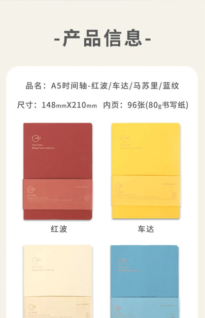 Kinbor Weekly Planner Notizbuch – Undated Daily & Monthly Agenda Journa