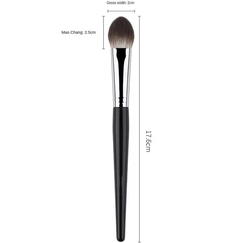 1/2PCS Peach Heart Blusher Brush – kleine flache präzise Bürste für Pulver, Creme & Liquid Blush