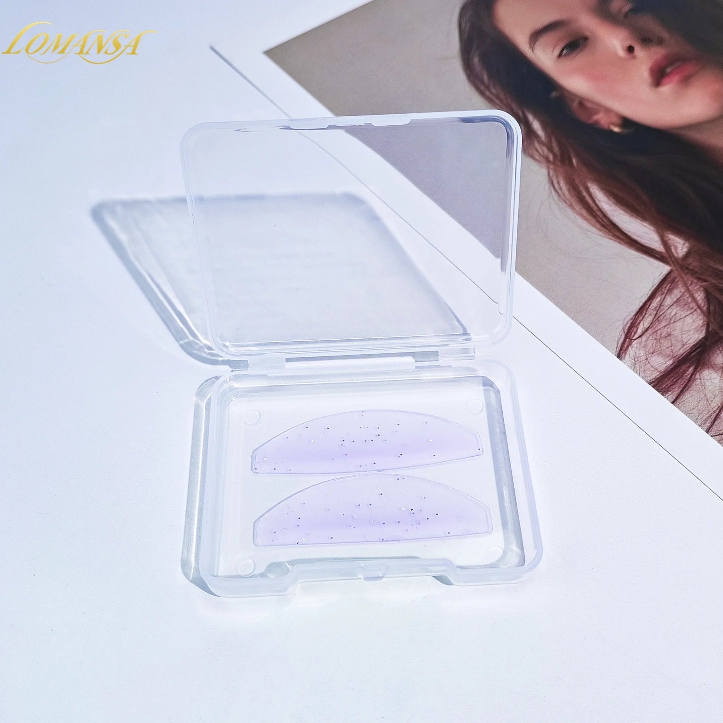 Lomansa 1 Paar Silikon Lash Softening Pads – Wimper Perm Rods & Shields für Lash Lifting, professionelle Wimpern Zubehör