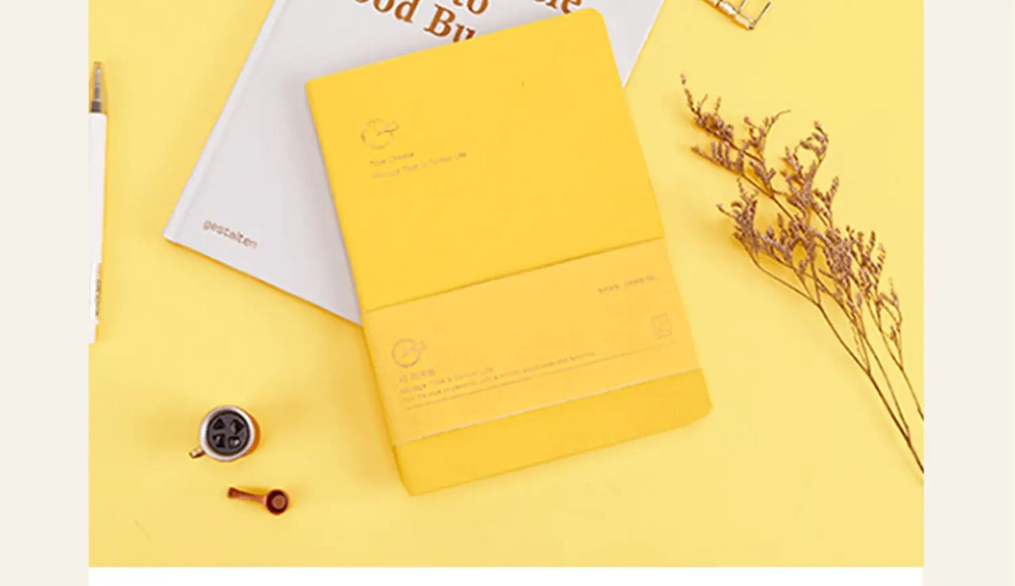 Kinbor Weekly Planner Notizbuch – Undated Daily & Monthly Agenda Journa