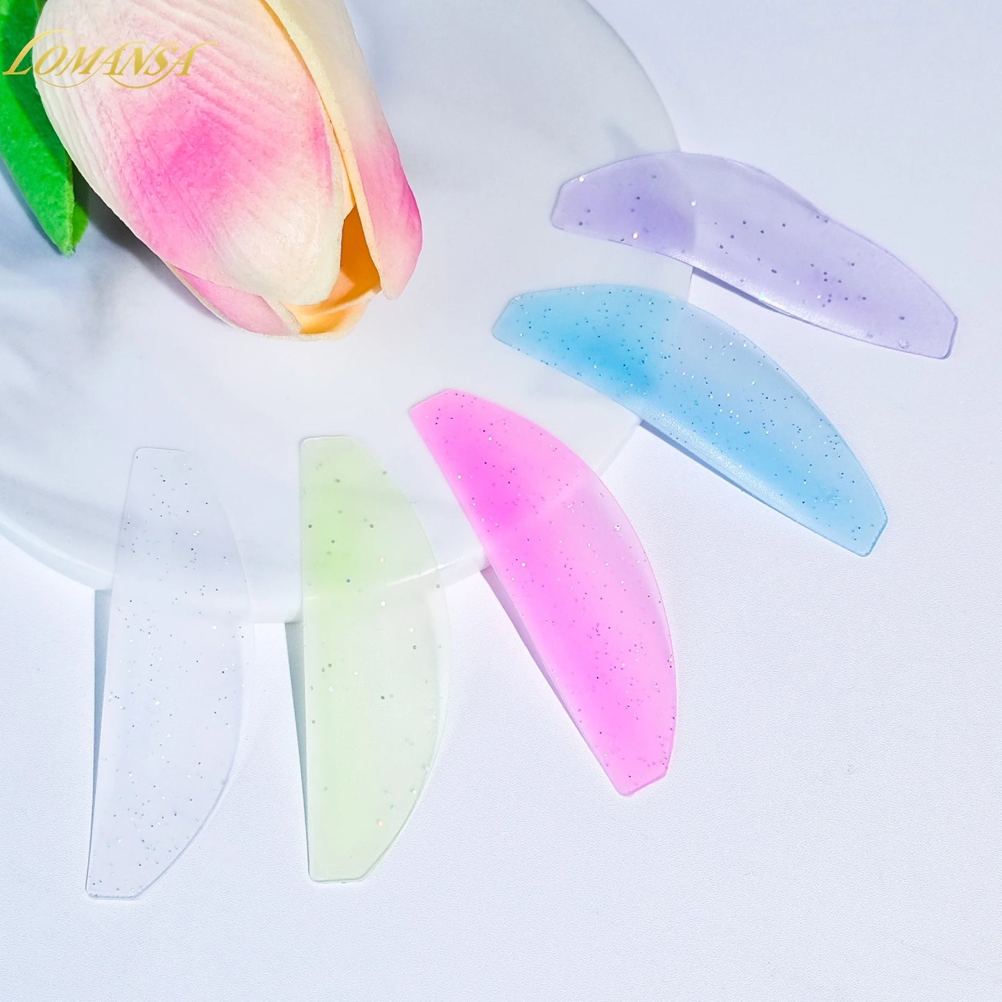 Lomansa 1 Paar Silikon Lash Softening Pads – Wimper Perm Rods & Shields für Lash Lifting, professionelle Wimpern Zubehör