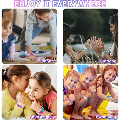 12/24/36PCS Silikon Bunt Bubble Armband – Kids Party Favors, Geburtstagsgeschenke, Hochzeits-Souvenirs, Karneval & Urlaub Armbänder