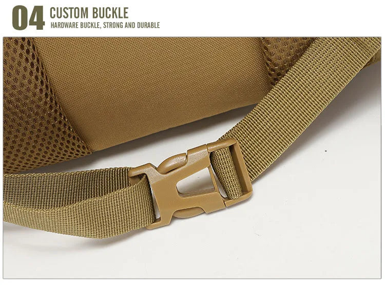 40L Taktischer Reflektiver Rucksack – Militärischer Molle Outdoor Rucksack, Wandern, Camping, Jagd & Reisetasche