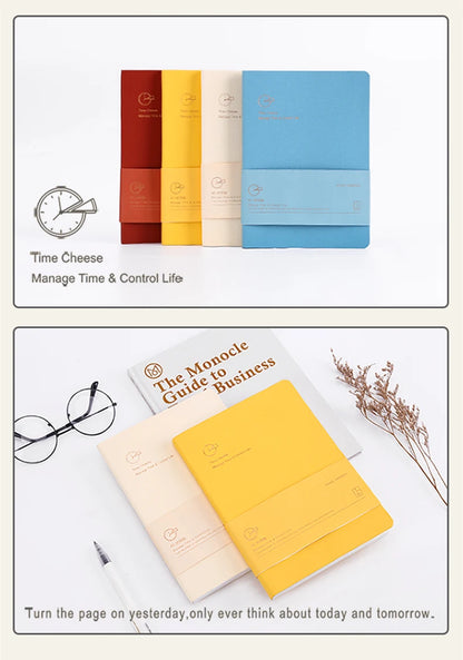 Kinbor Weekly Planner Notizbuch – Undated Daily & Monthly Agenda Journa