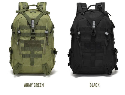 40L Taktischer Reflektiver Rucksack – Militärischer Molle Outdoor Rucksack, Wandern, Camping, Jagd & Reisetasche